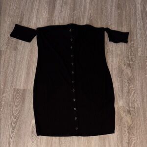 Black Off-Shoulder Dress
